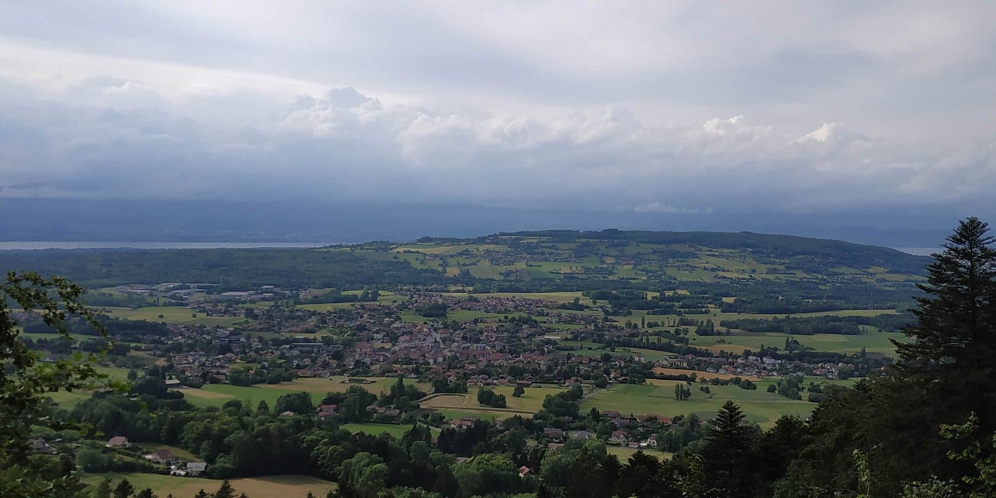 Bons-en-Chablais, sur la rive française du lac Léman