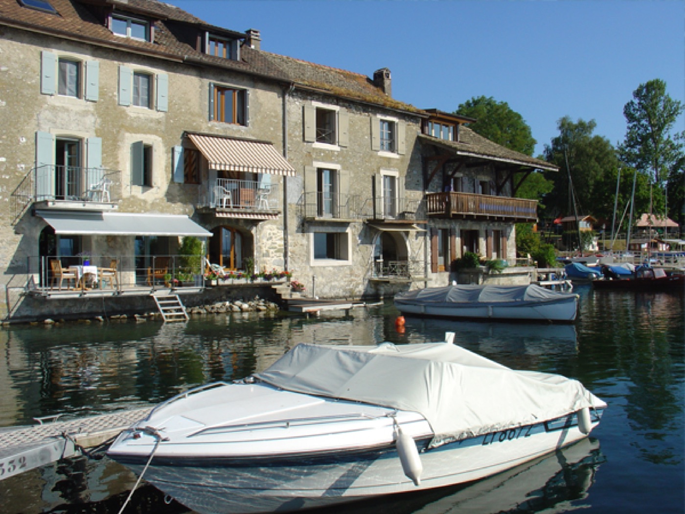 Nernier, sur la rive française du lac Léman